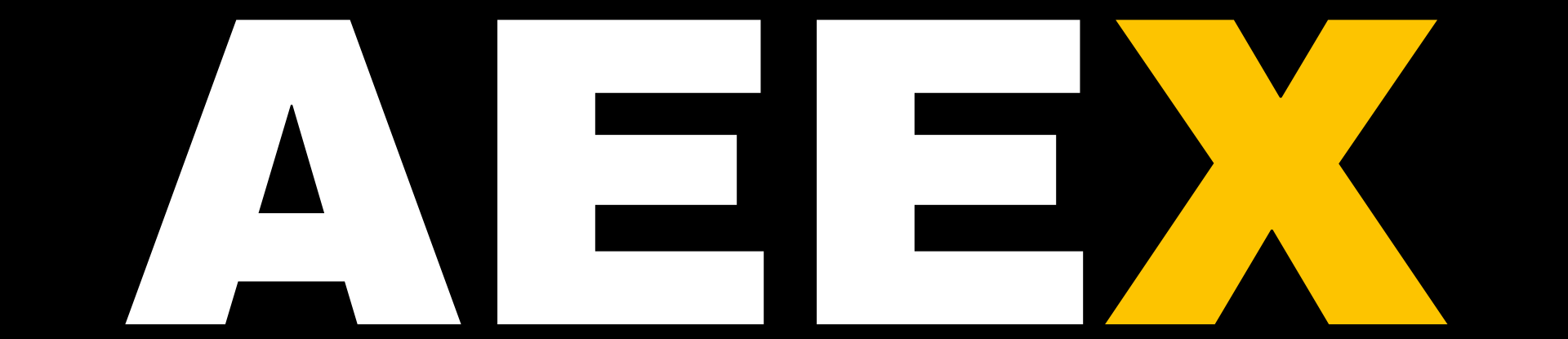 AEEX stickerformaat Zwart